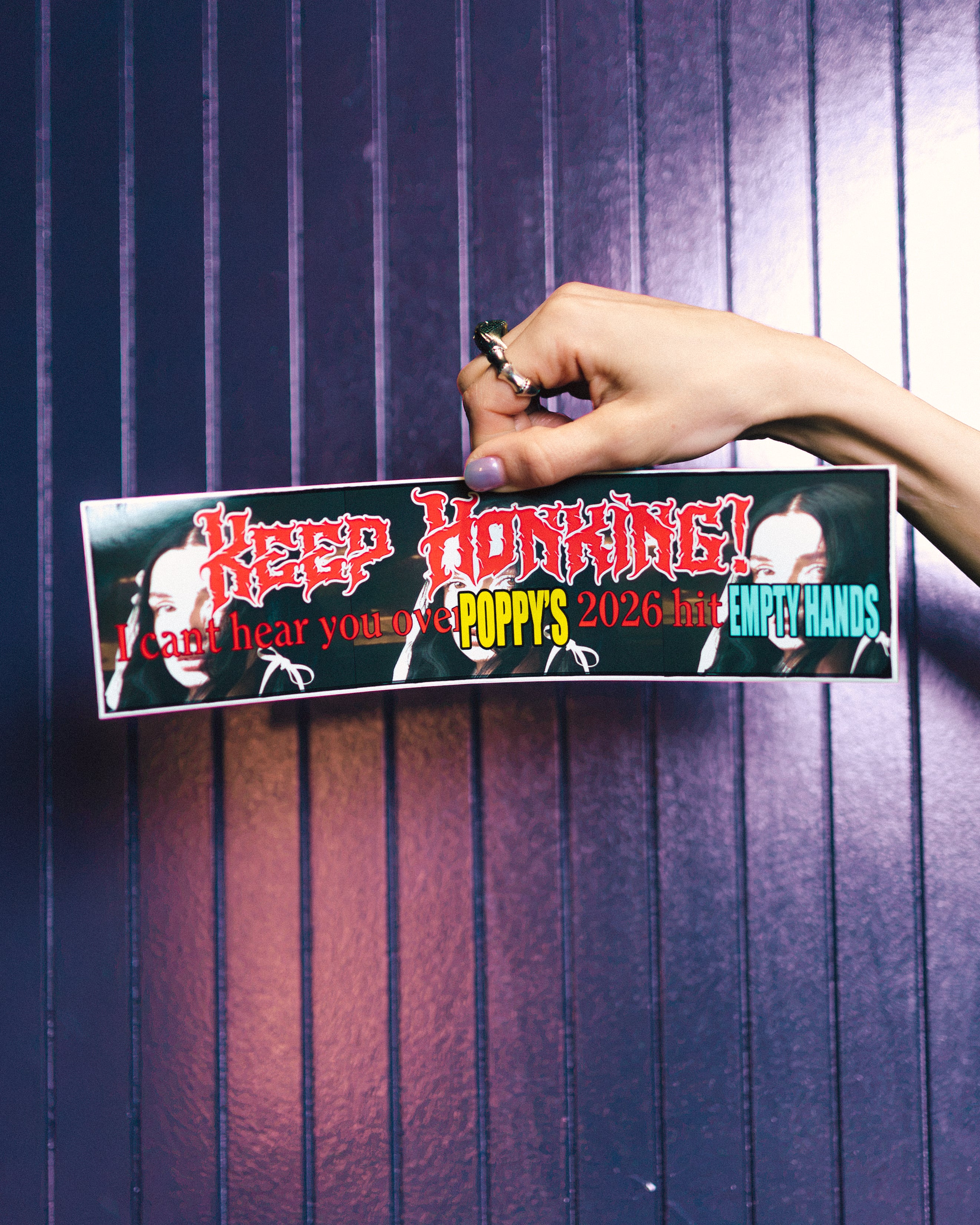 Keep Honking Bumper Sticker