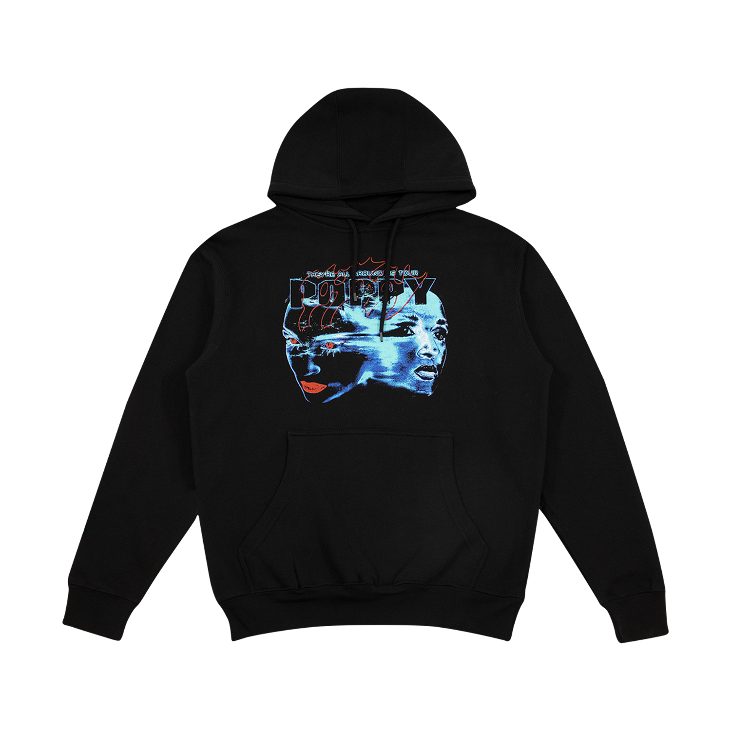 Split Poppy Hoodie