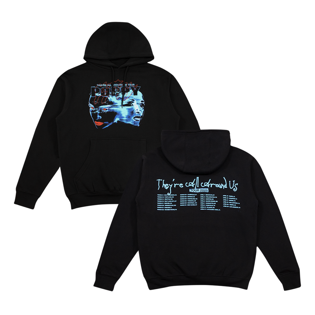 Split Poppy Hoodie